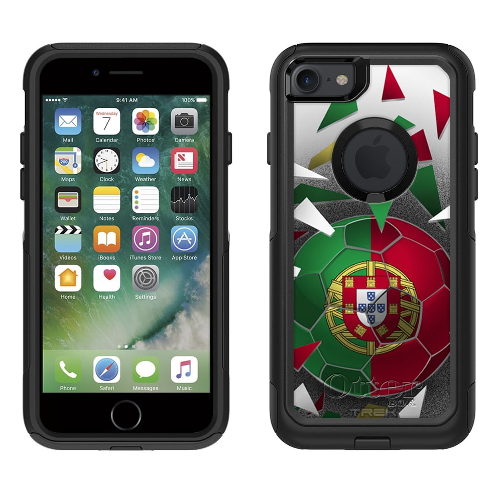 Otterbox Commuter Apple iPhone 7 Case Soccer Ball Portugal Flag Apple iPhone 7... by Trek Media Group