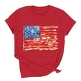 thumbnail image 4 of 4th of July Shirts USA Shirt: American Flag Shirt Women Oversized - Patriotic Tshirt - USA Stars Stripes Tee Tops, 4 of 6