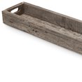 thumbnail image 2 of Large Natural Brown Reclaimed Wood With Grains And Knots Highlight Tray, 2 of 4