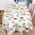 thumbnail image 5 of Modern Oval Tablecloth for Oval Table Waterproof Table Cloths for Dining Room Indoor Outdoor Home Decorative Table Cloth-54x72in, 5 of 5