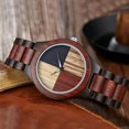 thumbnail image 3 of Reloj Dentily de Madera con Cuarzo Ligero Hecho a Mano 44mm, 3 of 7