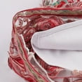 thumbnail image 3 of Vestido Vintage 50s BLESIY Floral Coctel Oscilación Planchado Blanco Rojo 2XL, 3 of 8