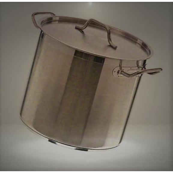 update international (sps-20) 20 qt stainless steel stock pot w/cover