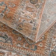 thumbnail image 5 of Boutique Rugs Cayla Traditional Area Rug - BurntOrange, OffWhite, MediumGray - 18" x 18" Sample, 5 of 10