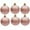 Rose Gold, variant on CuiLiyq 6 PCS Vintage Christmas Ornaments for Tree Decorations, 2.36 Inch Shatterproof Snowflake Relief Christmas Ball, Plastic Balls for Home Holiday Wedding Party Decoration (Silver)