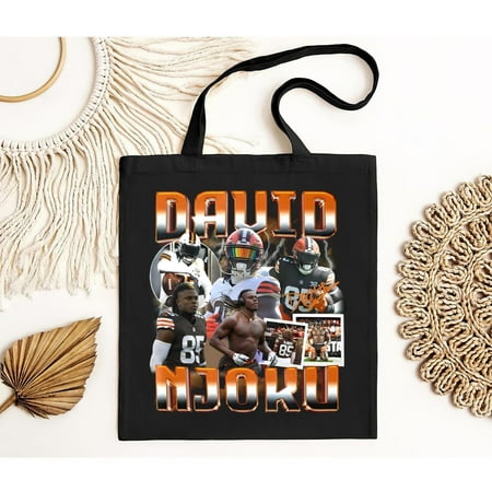 vintage Vintage 90s Graphic Style David Njoku Tote Bag-TH21015