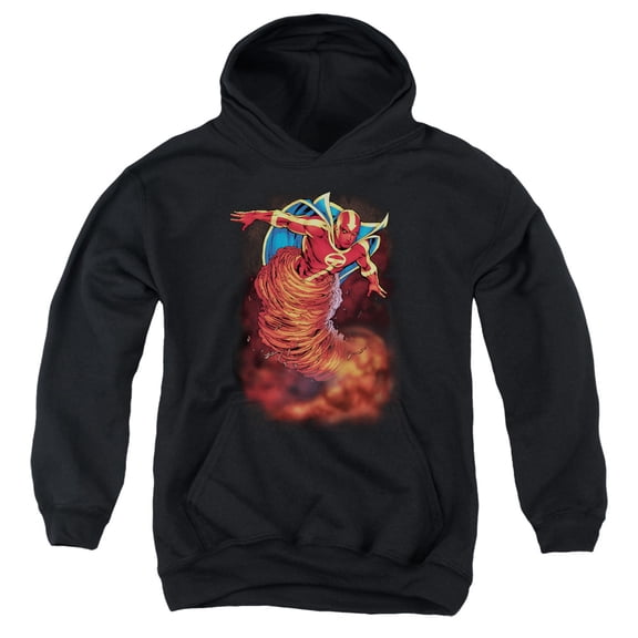 Jla - Tornado Cloud - Youth Hooded Sweatshirt - Small