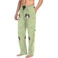 thumbnail image 5 of GZHJMY Lovely Dog Claw Mens Pajama Pants, Comfortable and Soft Men&nbsp;Pajama&nbsp;Bottoms with Pockets and Drawstring, Christmas New Year Birthday Father's Day, 5 of 7