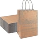 thumbnail image 1 of Bolsa de papel Kraft LzGUNGY 25 piezas 15x8x21cm con asa, 1 of 4