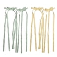 thumbnail image 1 of 2 pares de pinzas para el pelo con lazo para mujer, cintas para el pelo con lazo largo, pasador con broche, accesorios para el pelo, regalo para adolescentes, 1 of 6