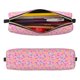 thumbnail image 2 of Disketp Pink Donut Estuche de Lápices de Cuero con Cierre, Estuche Compacto para Papelería, Bolígrafos y Accesorios Pequeños, 2 of 7