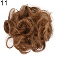 thumbnail image 4 of Leadrop Fashion Women Hair Bun Extension Wavy Curly Messy Donut Chignons Wig Hairpiece, 4 of 11