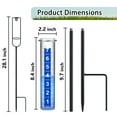 thumbnail image 3 of GASIKGOYINE Rain Gauge Outdoor, Accurate Rain Measure Gauge for Garden, Thickened Tube Rain Meter with Stake, Adjustable Height & Large Font Water Gauge for Rain,White, 3 of 8