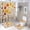 style-971, variant on 4 Piece Decor Shower Curtains Sets Autumn Orange Fall Leaves Rug Toilet Lid Cover And Non-Slip U Shape Mat Seasonal Fall Harvest Bathroom Decor Sets for Bathroom Decor 72inch X 72inch