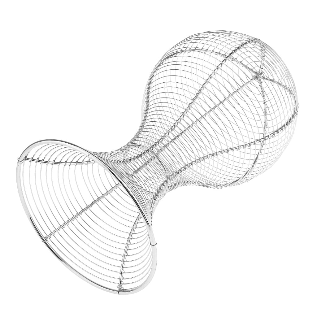 Metal Hair Holder Display Rack Stand Tool Storage White