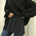thumbnail image 4 of Birdeem Womens Layered Tiered Sheer Solid Color Extender Half Slip Plus Size Skirt, 4 of 10