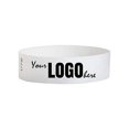 thumbnail image 1 of custom 34 inch Tyvek Wristbands for Events - Image or Logo Personalized (Paper-Like) Bracelets - White - 2000 count, 1 of 4