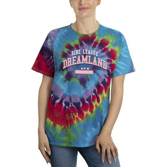 Girl League New York Tie Dye Spiral Women -Image by Shutterstock, Female Medium