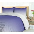 thumbnail image 5 of Ambesonne Ombre Duvet Cover Sets, Modern Twilight Design, 2-Queen, Indigo White, 5 of 7