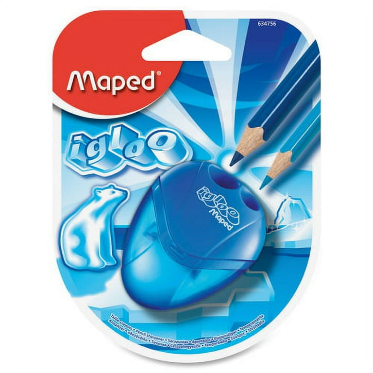 Helix 2-hole Pencil Sharpener - 2 Hole(s) - Plastic - Transparent, Assorted - 1 Each Helix 2-hole Pencil Sharpener - 2 Hole(s) - Plastic - Transparent, Assorted - 1 Each
