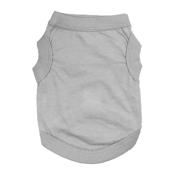 Solid Color Dog Vest, Soft Breathable Pet Shirt for Small Dogs Cats, Lightweight Puppy Clothes Sleeveless Tee