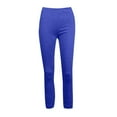 thumbnail image 3 of BYHONG Soft Leggings for WomenWomens Elastic Pleated Leggings Hanging Tendon Womens Pencil Pants Black Multi Size Trousers Blue Leggings for Women XXXXL, 3 of 3