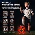 thumbnail image 2 of WIDELAND Light Up Soccer Ball - Glow in The Dark LED Soccer Balls Size 5 with Pre-Installed Batteries, Indoor Outdoor Night Sports Toys, Perfect Soccer Gifts for Boys Teens Kids Ages 8-12+, 2 of 7