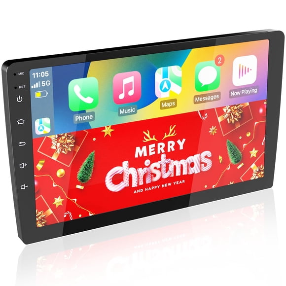 Estéreo para Auto Haudio Inalámbrico Double Din con CarPlay y Android