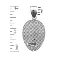 thumbnail image 2 of Rhodium Plated 925 Sterling Silver Police Officer Badge Charm, 2 of 5