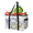 Multicolor 3, variant on CURLYOOT Sage Green Daisy Floral Reusable Grocery Bag, Foldable Shopping Tote Bag with Reinforced Handles, Large Kitchen Grocery Bags for Shopping Groceries Picnic