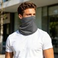 thumbnail image 2 of UPF 50 UV Protection Cooling Neck Gaiter Breathable Scarf Face Clothing Neck Gaiter Mask Sunscreen Breathable Bandana for Cycling Fishing Running Outdoor Sports Men Women Dark Gray Free Size, 2 of 9