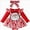 D131-Red, variant on Newborn Baby Girl Clothes Cotton Bubble Romper Preemie Newborn Baby Girl Summer Outfit Long Sleeves Ruffle Smocked Tulle Romper Dress Jumpsuit Clothes,ruffle smocked romper 6-9 Months