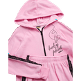 thumbnail image 6 of Baby Phat Girls Sweatsuit Set Soft Fleece Zip up Girls Hoodie Sweatshirt & Jogger Sweatpants 2 Piece, 6 of 7