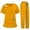 Yellow, variant on Scrubs For Women Set V Neck 3 Pocket Scrub Tops And Straight Pants Soft Cozy Breathable Quick Drying Nurse Sets Green L