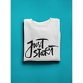 thumbnail image 3 of Just Start! Sweatshirt Men -Image by Shutterstock, Male XX-Large, 3 of 4