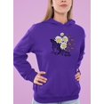 thumbnail image 2 of Stay Wild Daisies Positive Quote Hoodie Women -Image by Shutterstock, Female XX-Large, 2 of 4
