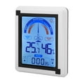 thumbnail image 4 of LCD Weather Clock, ABS Material Weather Clock, Easy Readq Household for Restaurant Living Room Kitchen Bedroom, 4 of 8