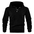 thumbnail image 6 of cfhntfmh Mens Henley Pullover Long Sleeve Lightweight Hoodie Sweatshirt with Pocket Casual Athletic Outfits, 6 of 7