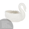 thumbnail image 4 of Mainstays Ceramic Vintage-Style White Swan Trinket Dish Tabletop Decoration, 4 of 6