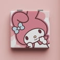 thumbnail image 1 of Sanrio Hello Kitty-Espejo de doble cara Kawaii, bonito Kuromi My Melody, dibujos animados, portátil, plegable, para estudiantes, maquillaje, regalos para niñas, 1 of 4