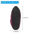thumbnail image 2 of Uxcell 10 Pairs Shoe & Boot Covers, Reusable Cotton Non-Slip Shoe Covers for Indoors, Burgundy, 2 of 6