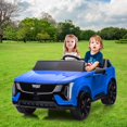 thumbnail image 2 of Yiwa 24V Licensed Cadillac 2-Seater Kids Ride-On Truck, Electric Car with Remote Control, Spring Suspension, Music, LED Lights, 2 of 7