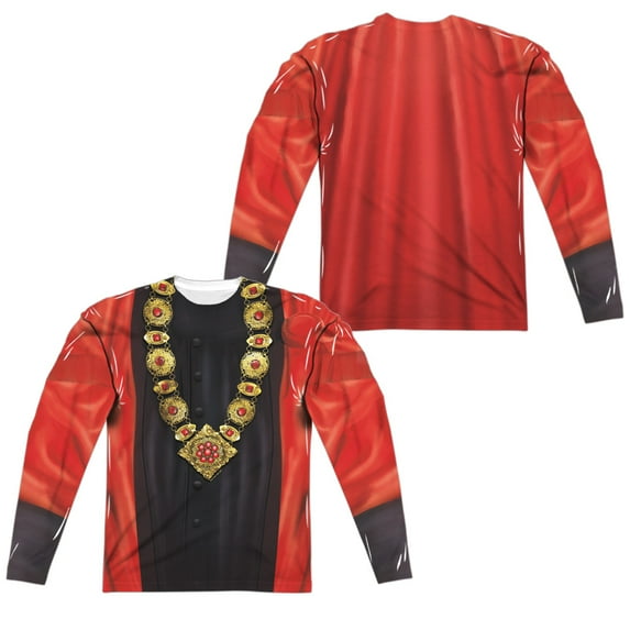Star Trek - Q Uniform (Front/Back Print) - Regular Fit Long Sleeve Shirt - X-Large