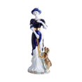 thumbnail image 2 of Desktop Figurine Desk Girl Statue Porcelain Lady Modern Ceramic Material for Office Living Room Shelf, 2 of 8