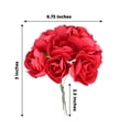 thumbnail image 3 of BalsaCircle 144 Paper Roses Mini Craft Flowers Red, 3 of 8