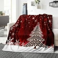 thumbnail image 2 of Red Christmas Blanket Santa Claus Deer Christmas Tree Galaxy Blanket for Girls Boys Kids Soft Cozy Plush Xmas New Year Holiday Blanket for Couch Sofa Bed Gift Blanket(Blanket Xmas30012-80 x60), 2 of 5