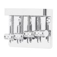 thumbnail image 1 of 4 String Retro Style Electric Bass Bridge Thickened Base Plate Suitable for P Bass, J Bass Style Bass, Iron Zinc Alloy Material, 1 of 7