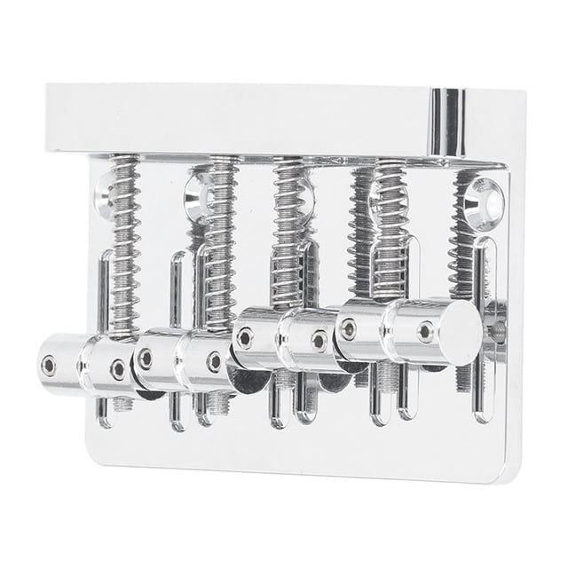 4 String Retro Style Electric Bass Bridge Thickened Base Plate Suitable for P Bass, J Bass Style Bass, Iron Zinc Alloy Material