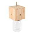 thumbnail image 1 of Justharion Pièges à Abeilles Suspendus Style Loft Conçus pour Attirer les Abeilles de Charpentier en Bois Naturel, 1 of 6