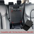 thumbnail image 4 of Xotic Tech Center Console Under Armrest Hidden Storage Organizer Box , Compatible with Honda Civic 11th Gen 2022-up, 4 of 9